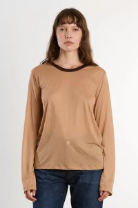 T-shirt Racer Manches Longues Lyocell de Bambou – Aural Tactile | Centre Commercial