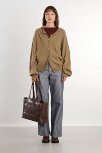 Soar Cardigan Recycled Cashmere Women – Rovere Brown | Centre Commercial