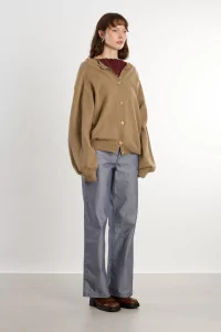 Soar Cardigan Recycled Cashmere Women – Rovere Brown | Centre Commercial