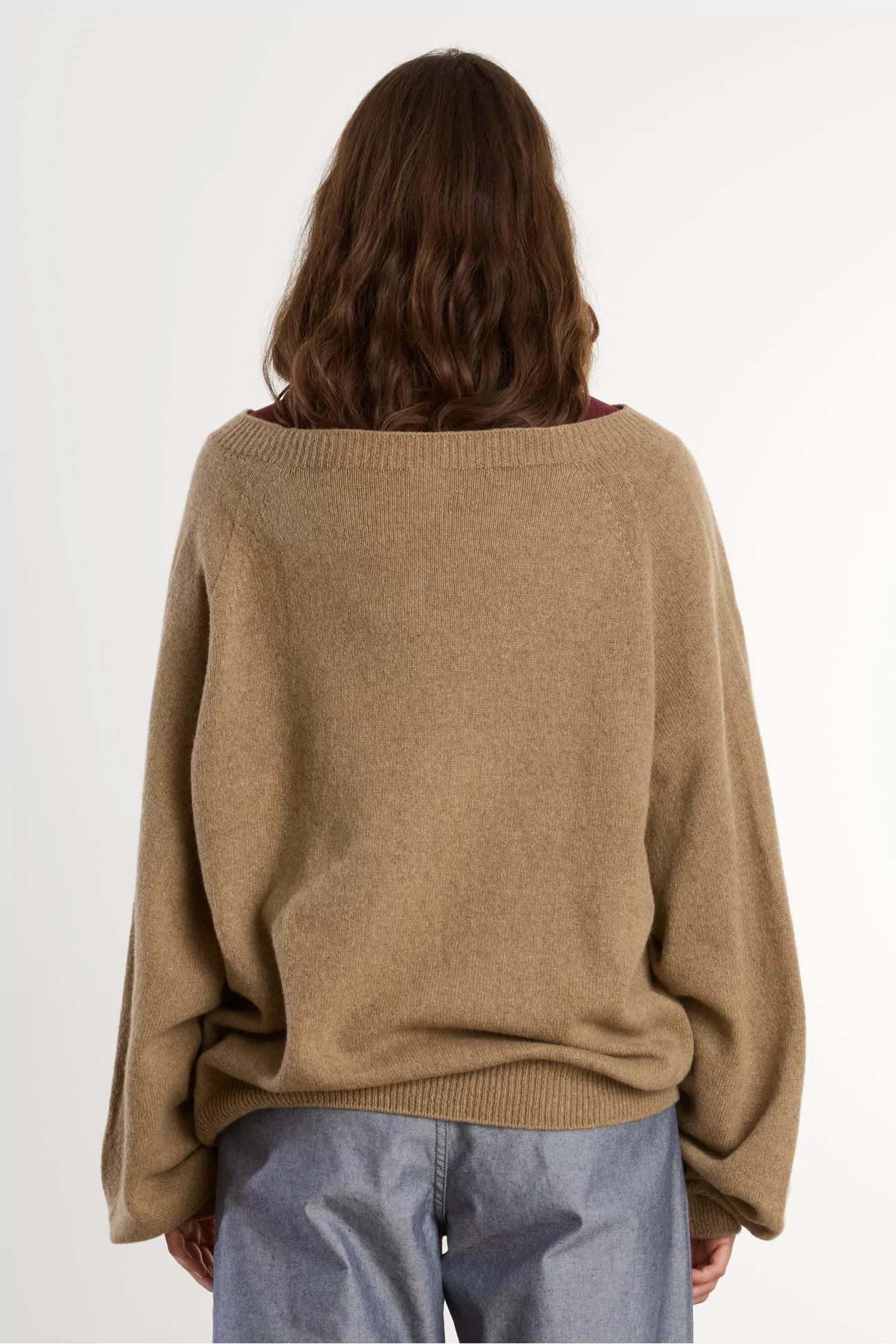Soar Cardigan Recycled Cashmere Women – Rovere Brown | Centre Commercial