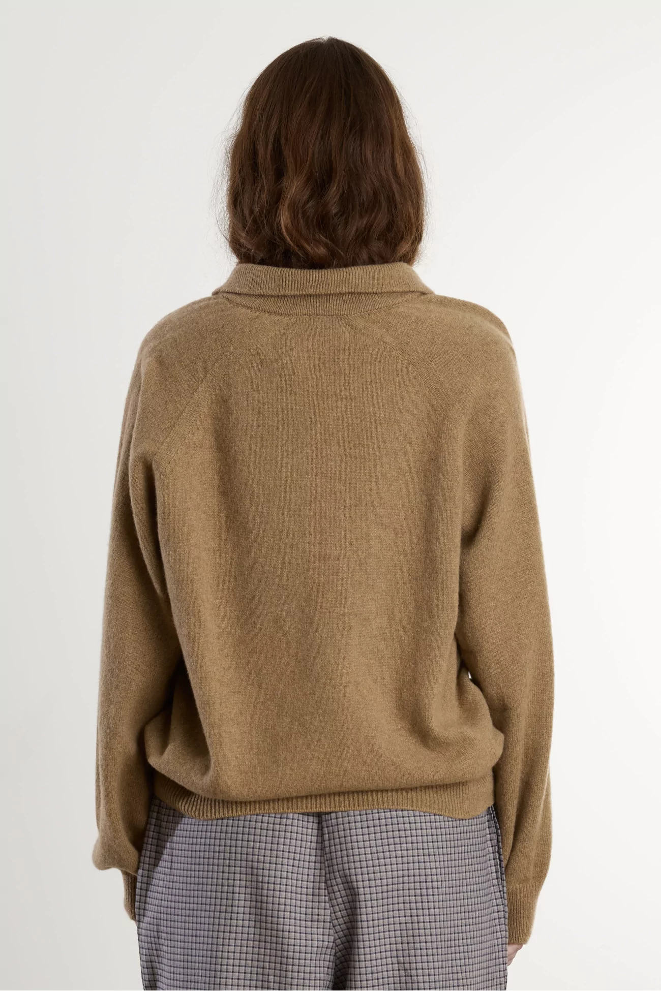 Polo Soar Cachemire Recyclé Femme – Rovere Brown | Centre Commercial