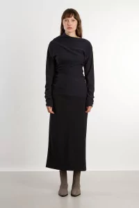 Women's Merino Wool Asymmetric Top REYEM – Gravity | Centre Commercial