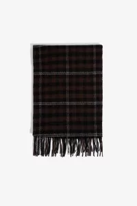 Another Scarf 1.0 Wool Cashmere Men – Dark Check | Centre Commercial