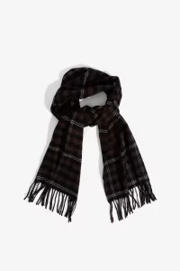 Another Scarf 1.0 Wool Cashmere Men – Dark Check | Centre Commercial