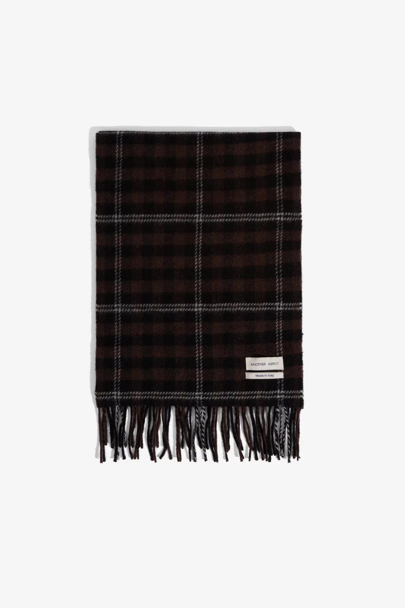 Another Scarf 1.0 Wool Cashmere Men – Dark Check | Centre Commercial