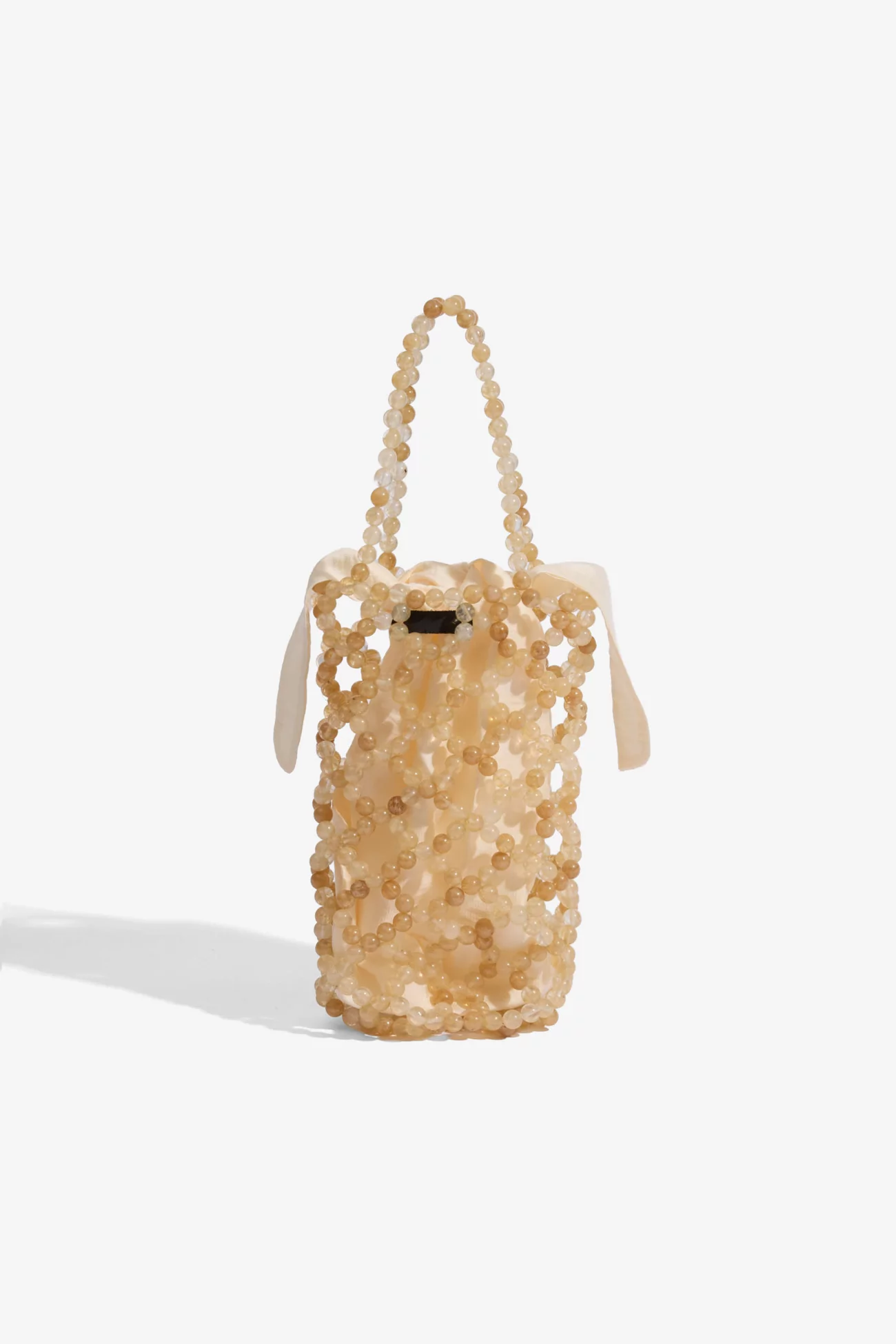 Sac Femme Perlé Handmade Beaded Bag – Jaspe Miel | Centre Commercial