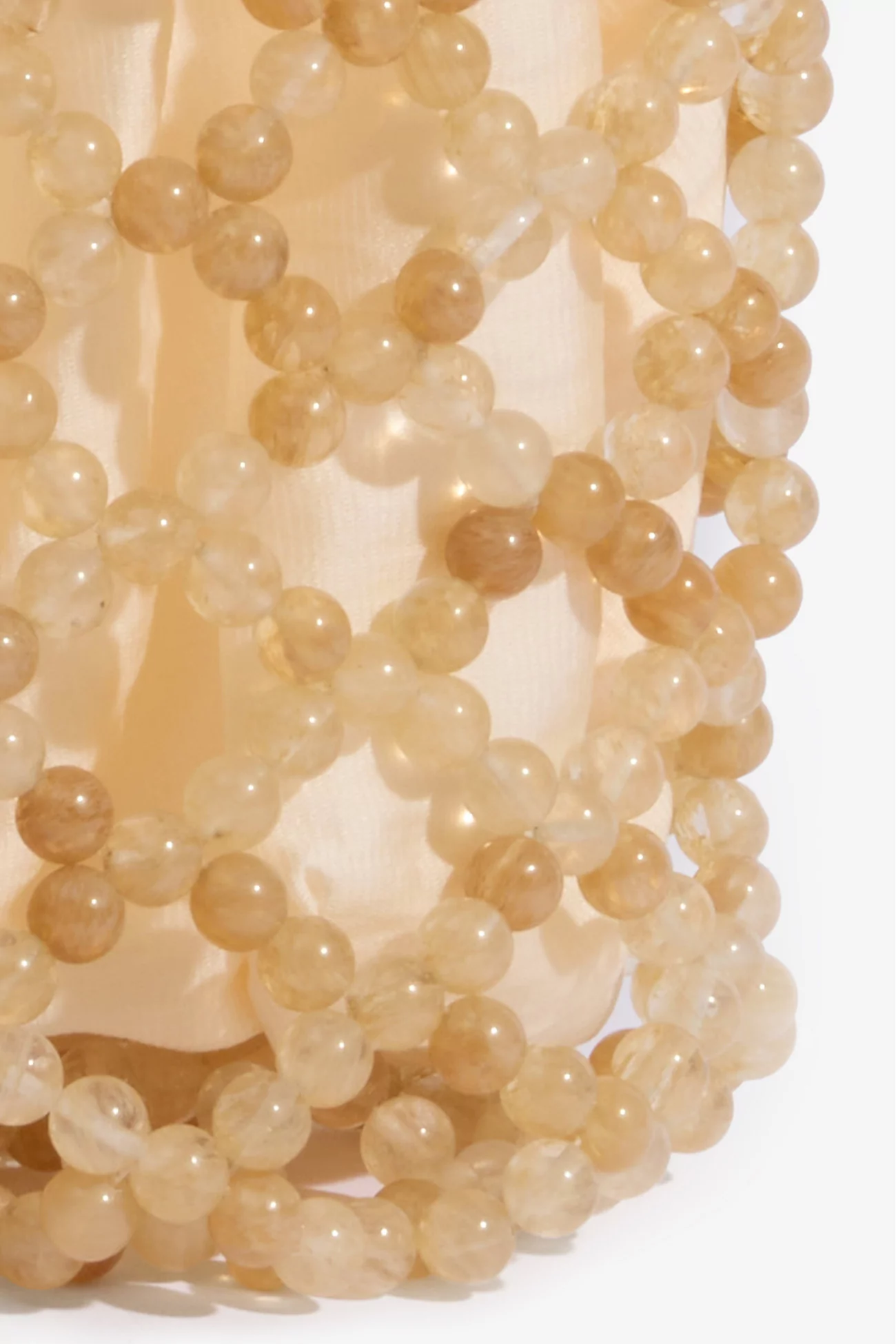 Sac Femme Perlé Handmade Beaded Bag – Jaspe Miel | Centre Commercial