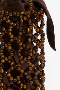 Sac Femme Perlé Handmade Beaded Bag – Ojo de Tigre | Centre Commercial