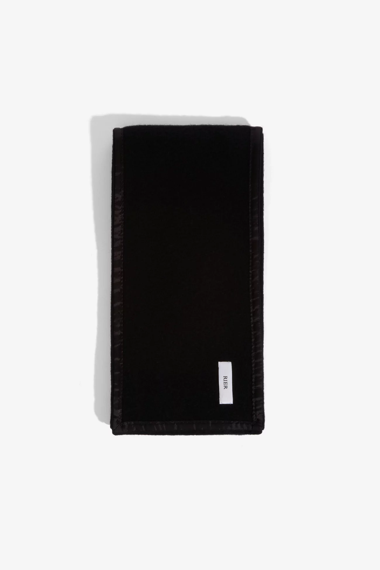 RIER Wool Fleece Scarf – Black | Centre Commercial