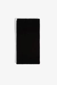 RIER Wool Fleece Scarf – Black | Centre Commercial