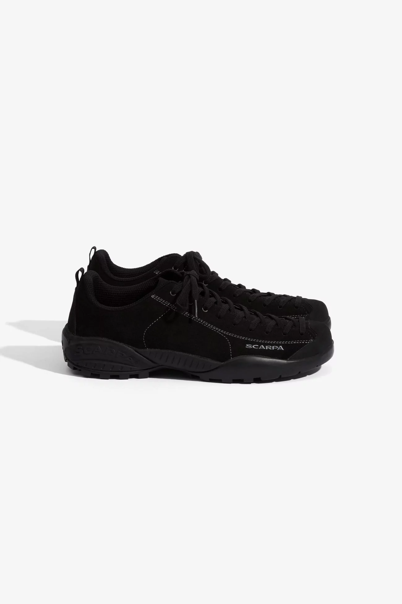 SCARPA Mojito Leather Sneakers – Black | Centre Commercial