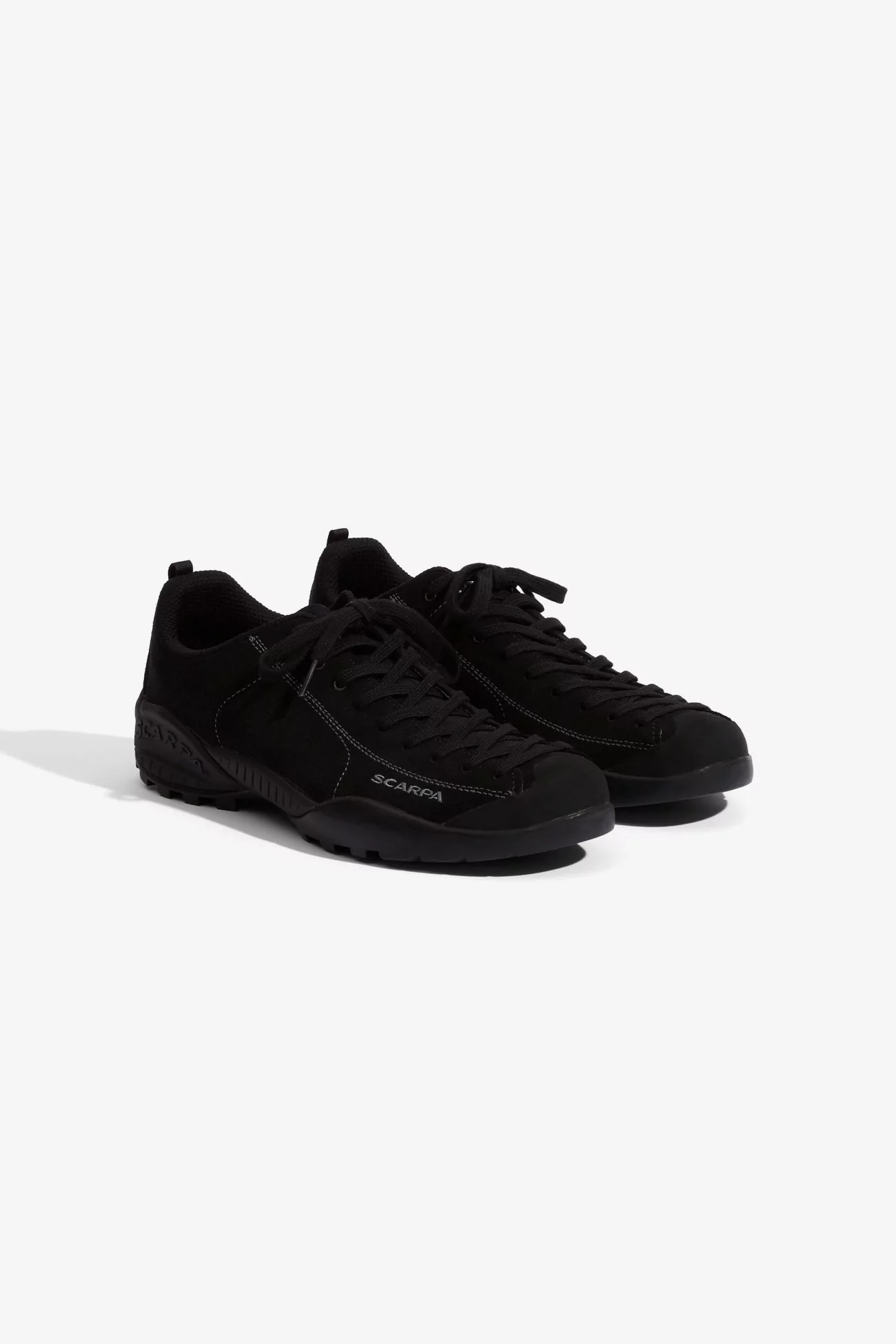 SCARPA Mojito Leather Sneakers – Black | Centre Commercial