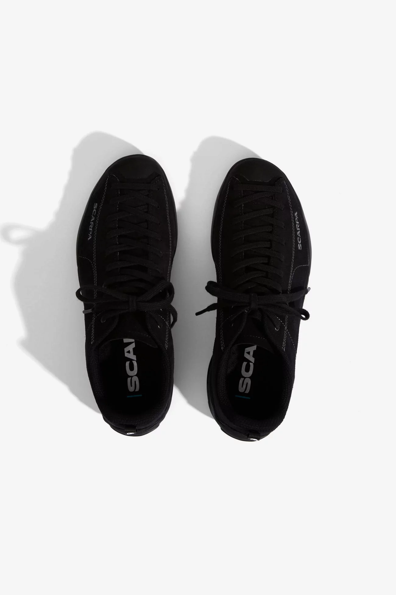 SCARPA Mojito Leather Sneakers – Black | Centre Commercial