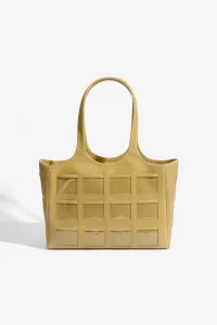 La Costa Leather Shoulder Bag – Yellow | Centre Commercial