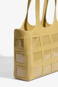 La Costa Leather Shoulder Bag – Yellow | Centre Commercial