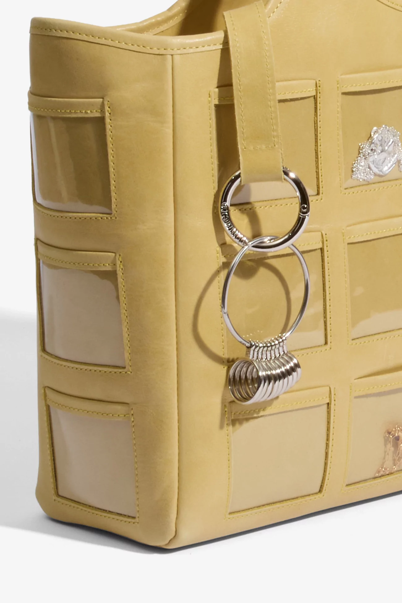 La Costa Leather Shoulder Bag – Yellow | Centre Commercial