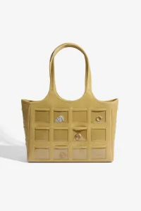 La Costa Leather Shoulder Bag – Yellow | Centre Commercial