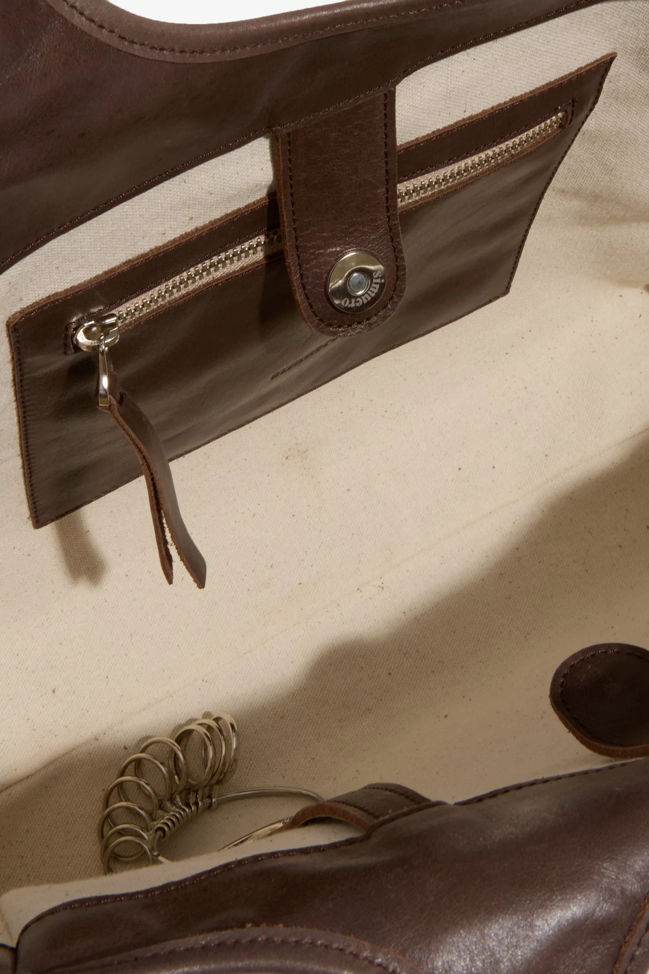 La Costa Leather Shoulder Bag – Brown | Centre Commercial
