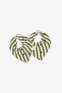 Set of 2 Cotton Baby Bandana Bibs MAEL – Stripe & Love | Centre Commercial