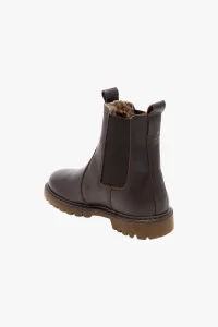 Kids Leather Boots Neel Lamb Bisgaard – Dark Brown | Centre Commercial