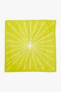 Foulard Mantra Scarf UNNA Coton Bio – Golden Green | Centre Commercial