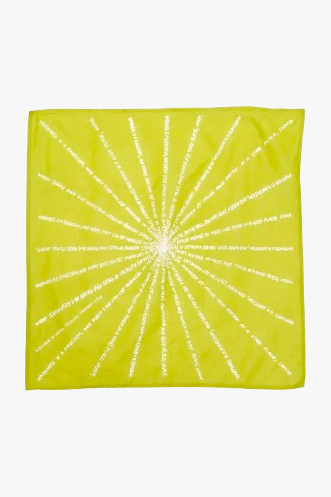 Foulard Mantra Scarf UNNA Coton Bio – Golden Green | Centre Commercial