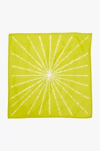 UNNA Mantra Scarf Organic Cotton – Golden Green | Centre Commercial
