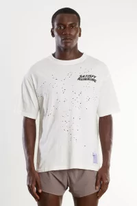 T-shirt Homme Coton Bio MothTech – Off White | Centre Commercial