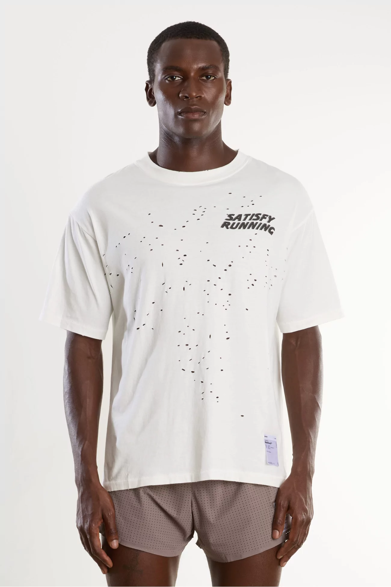 T-shirt Homme Coton Bio MothTech – Off White | Centre Commercial