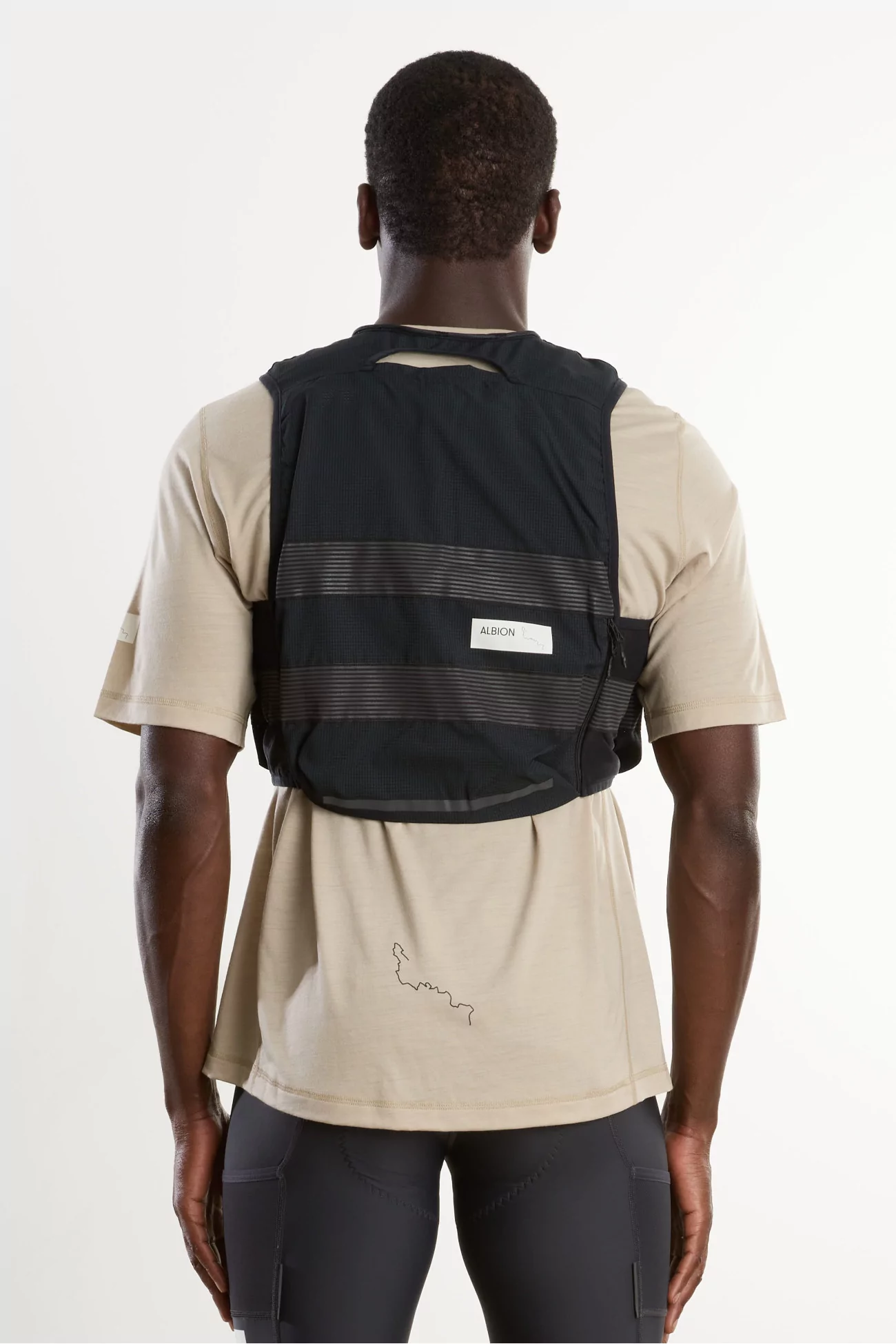 Cycling Visibility Cargo Vest Albion – Black | Centre Commercial