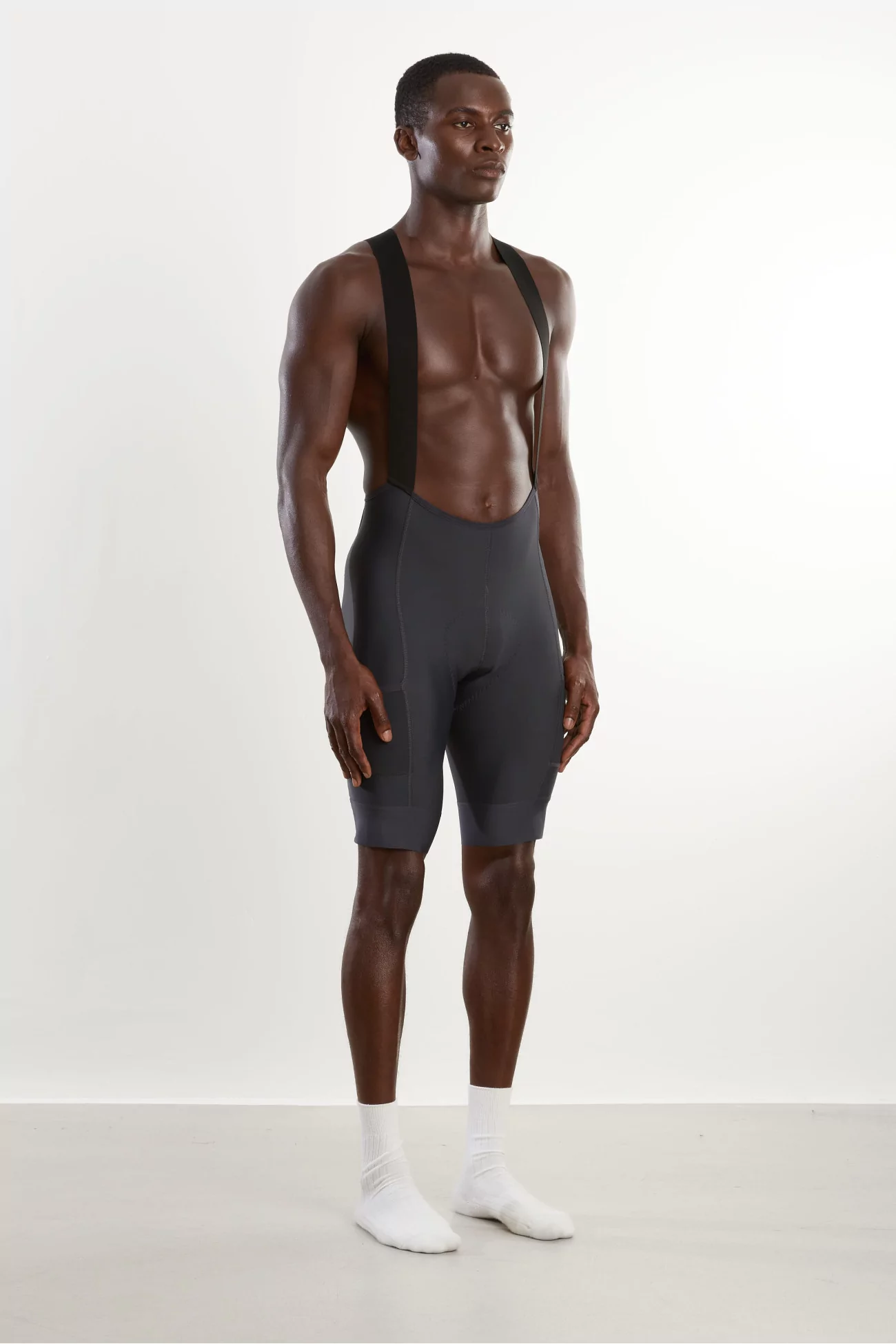 Men's ABR1 Pocket Bib Shorts Albion – Graphite | Centre Commercial