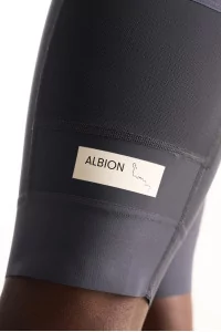 Men's ABR1 Pocket Bib Shorts Albion – Graphite | Centre Commercial