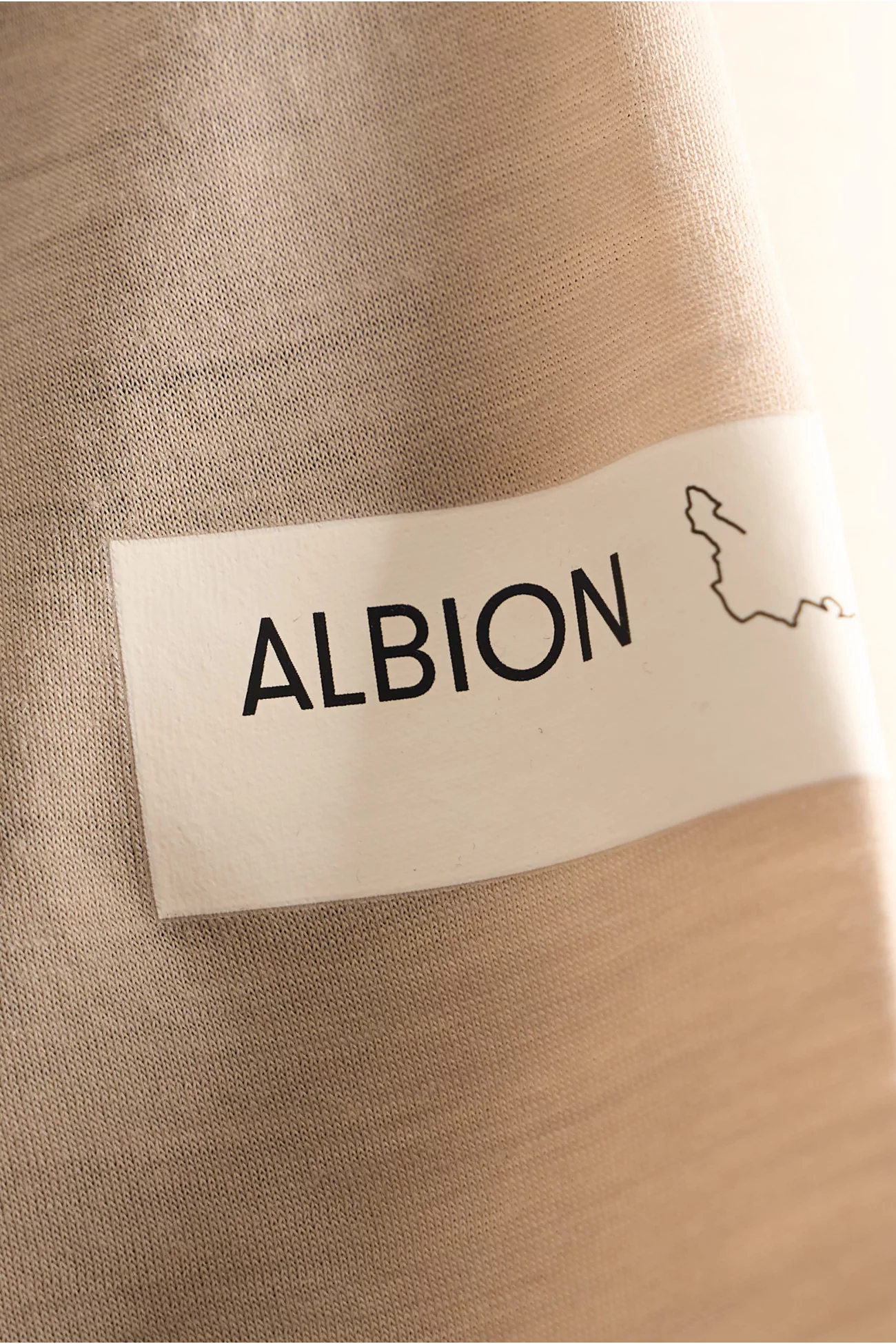Merino Cycling T-Shirt Albion Riding – Sandstone | Centre Commercial