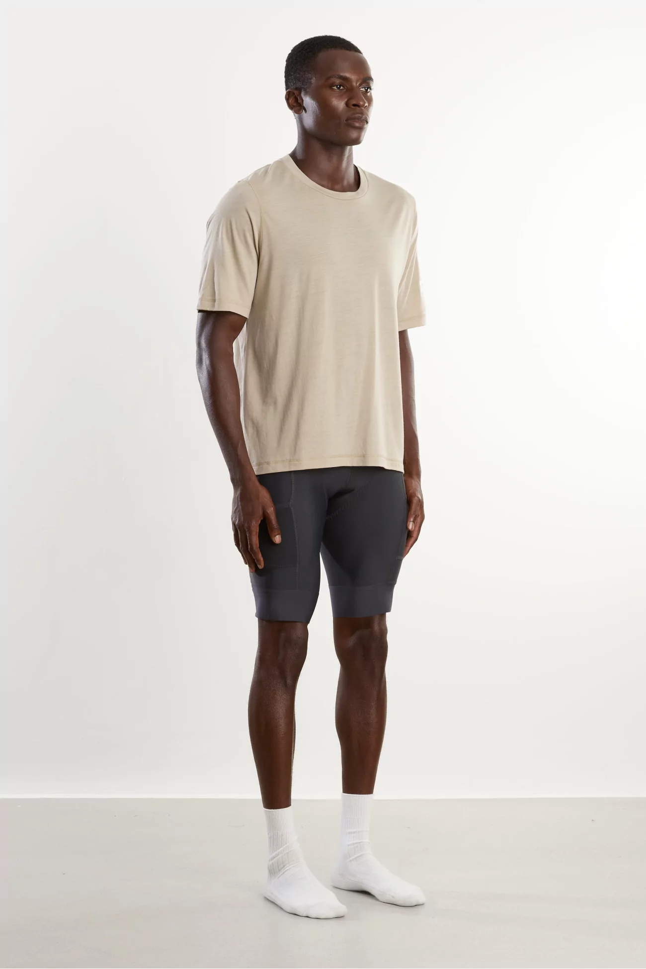Merino Cycling T-Shirt Albion Riding – Sandstone | Centre Commercial