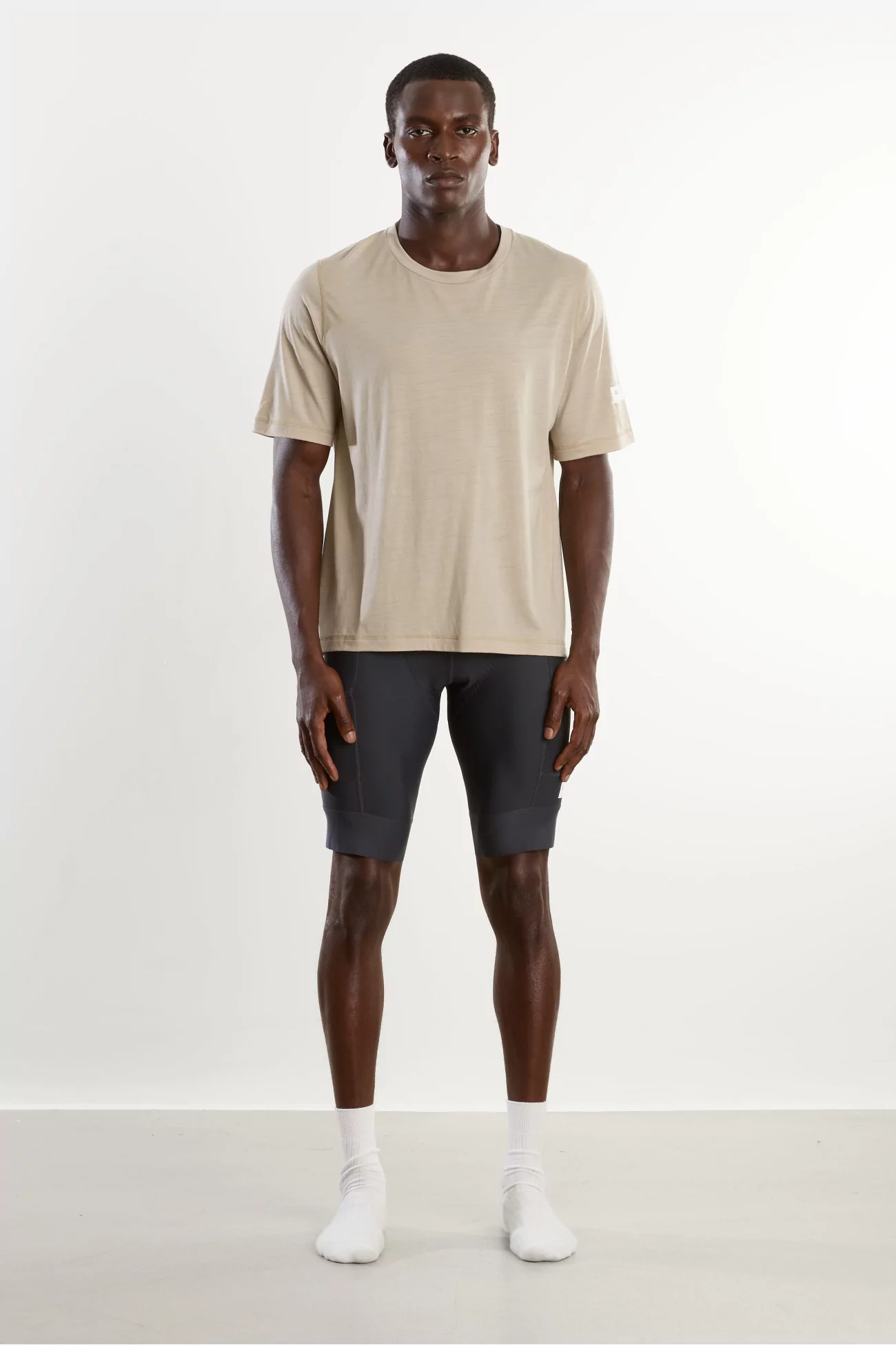 Merino Cycling T-Shirt Albion Riding – Sandstone | Centre Commercial