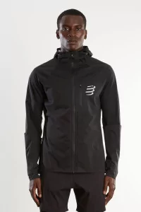 Veste Imperméable Compressport Tempest – Black | Centre Commercial