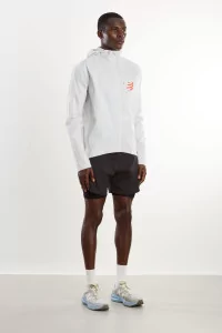Veste Imperméable Compressport Thunderstorm – Off White | Centre Commercial