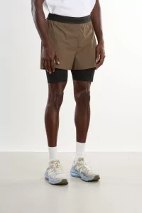 Men's T.K.O. Balance 2-in-1 Running Shorts – Dark Stone | Centre Commercial