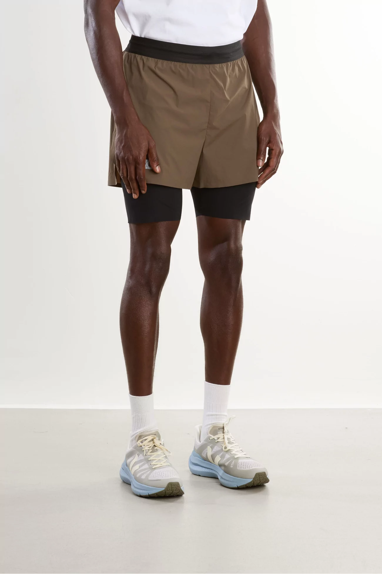 Men's T.K.O. Balance 2-in-1 Running Shorts – Dark Stone | Centre Commercial