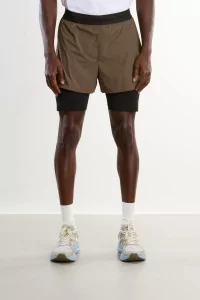 Men's T.K.O. Balance 2-in-1 Running Shorts – Dark Stone | Centre Commercial