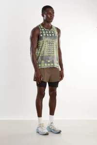 Men's T.K.O. Balance Running Singlet – Moss Green | Centre Commercial