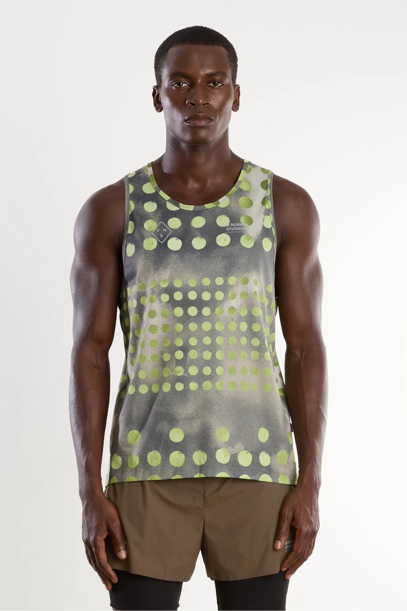 Men's T.K.O. Balance Running Singlet – Moss Green | Centre Commercial