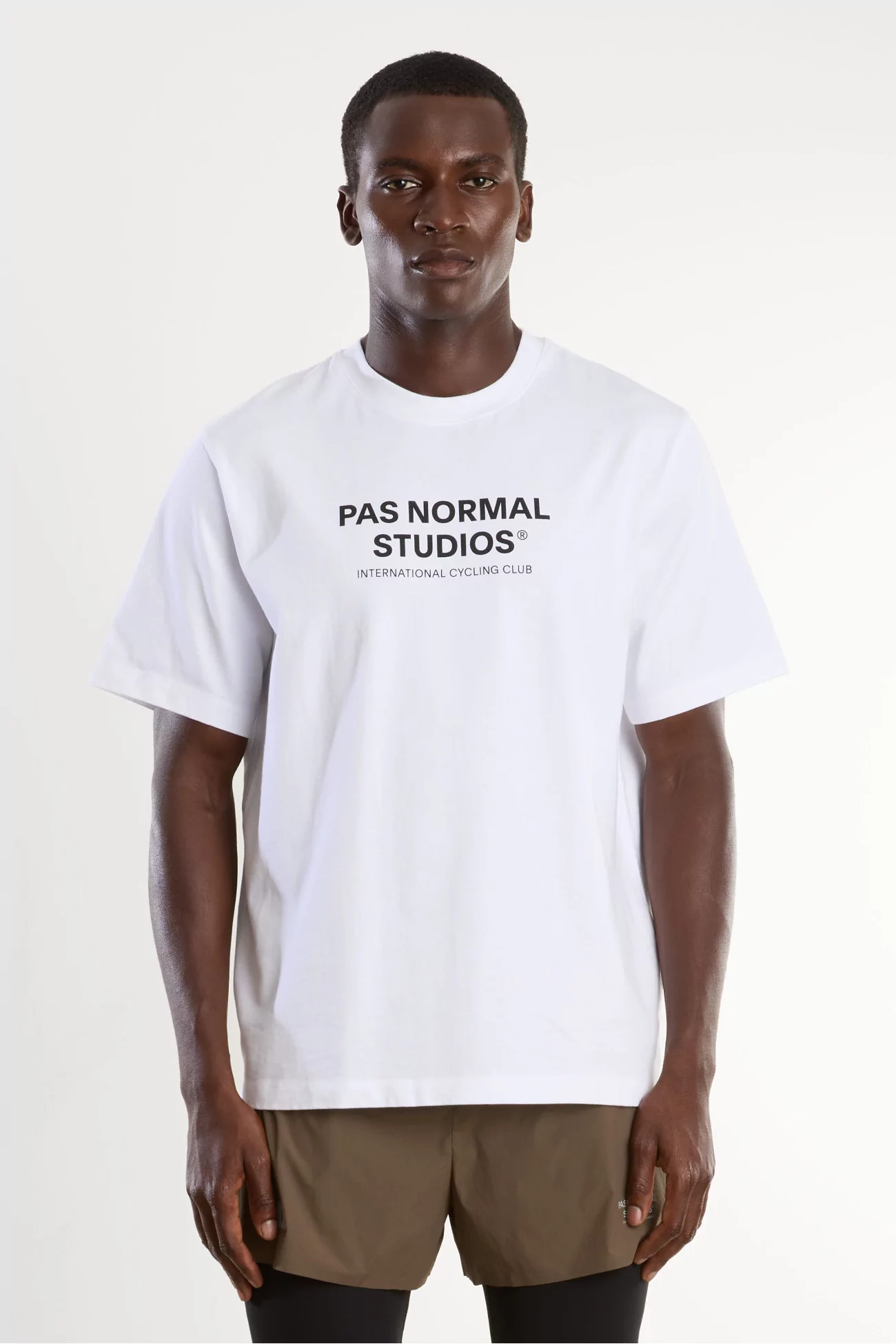 Men's Off-Race Logo T-Shirt Pas Normal Studios – White | Centre Commercial