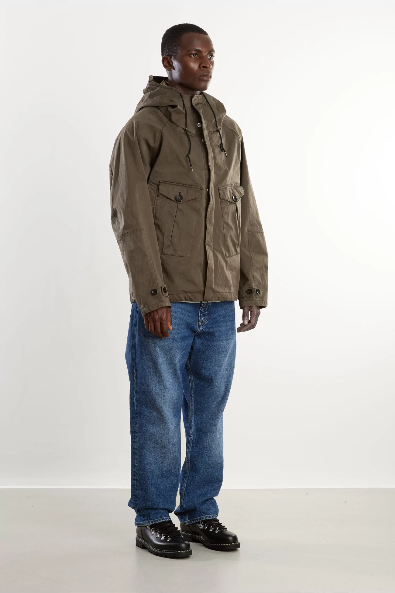 Anorak Homme Capuche Ten c – Green Lizard | Centre Commercial