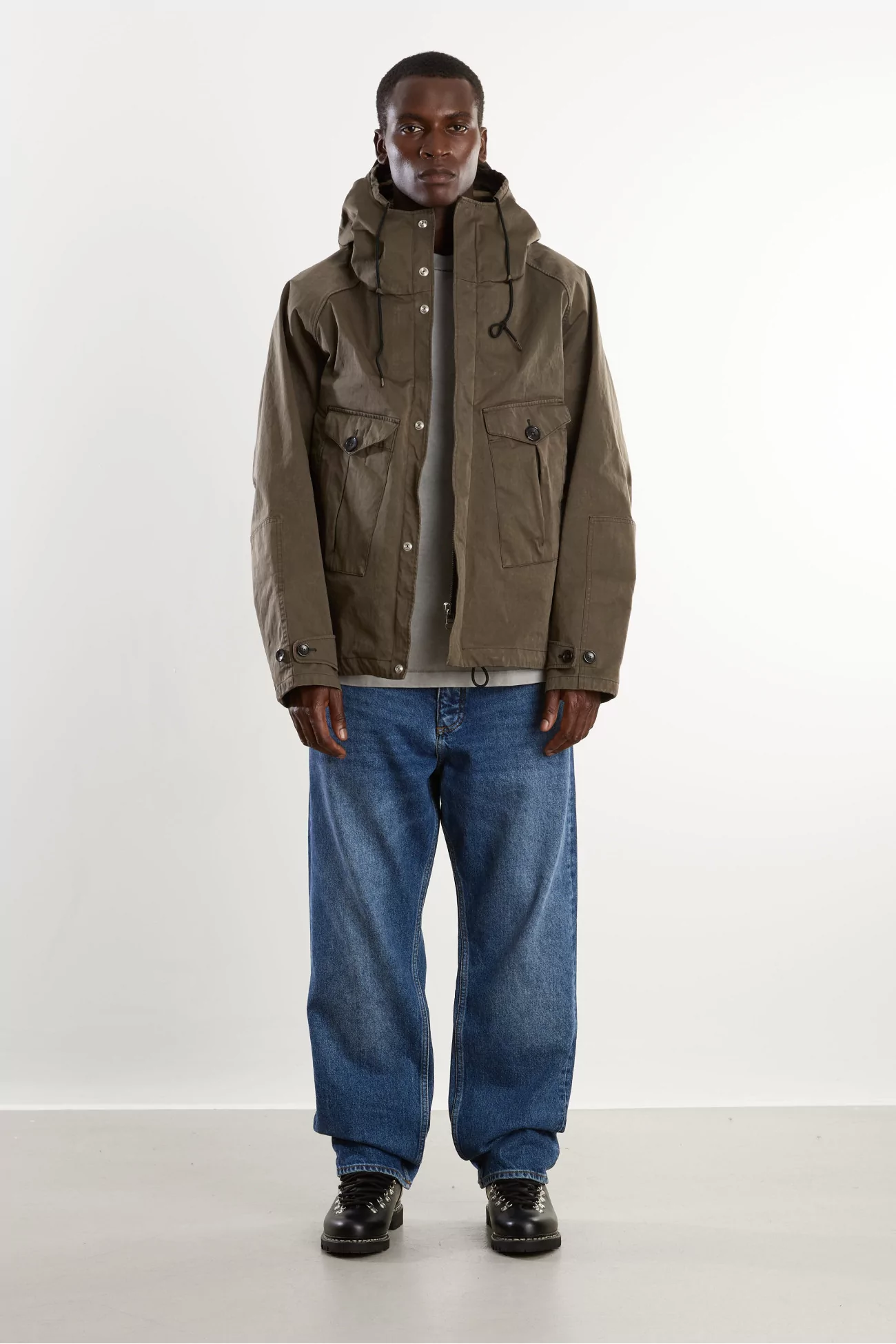 Anorak Homme Capuche Ten c – Green Lizard | Centre Commercial