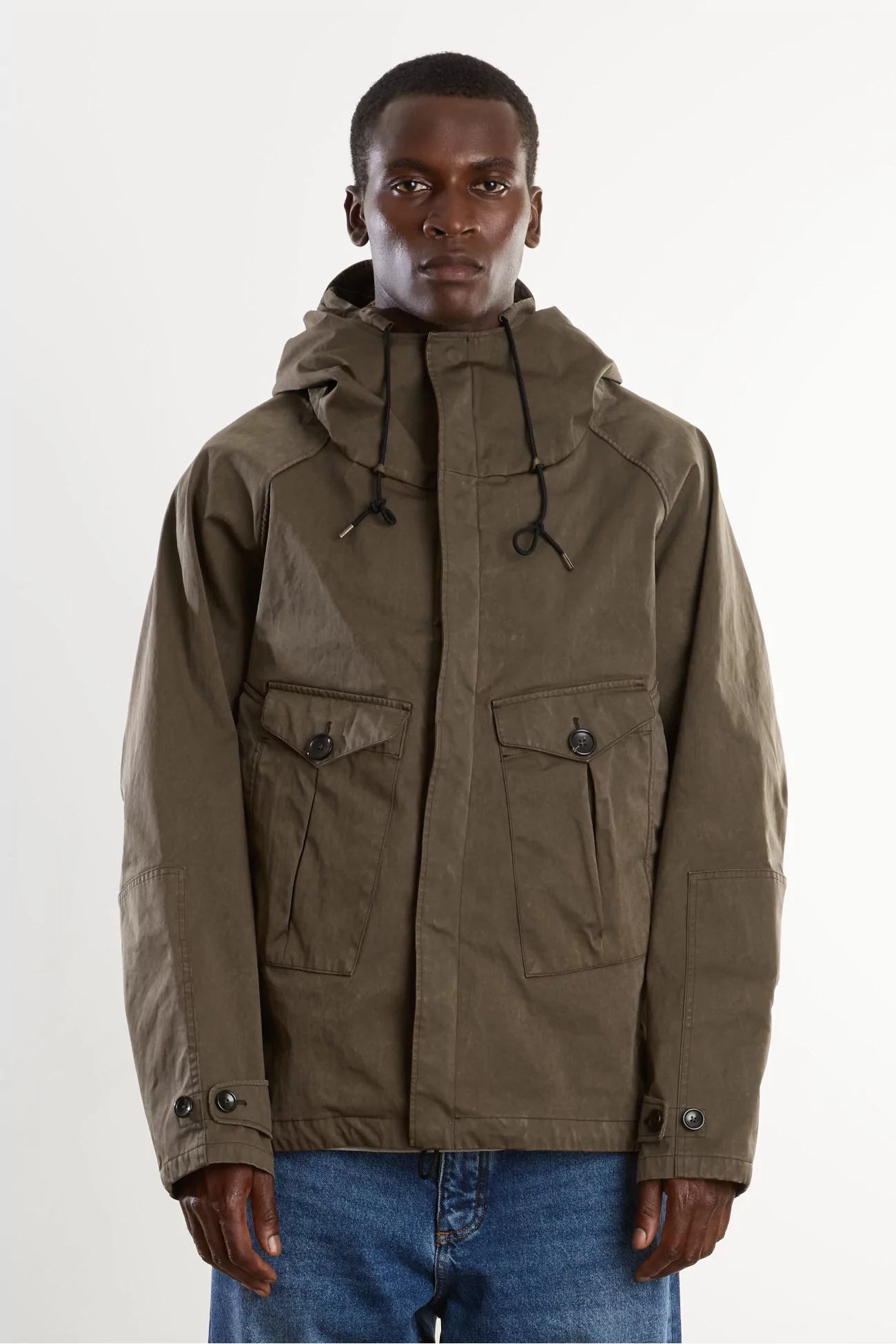 Anorak Homme Capuche Ten c – Green Lizard | Centre Commercial