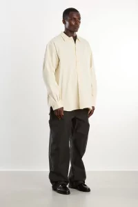 MAN-TLE Pullover Shirt Cotton Tricotine – Unbleached Tricotine | Centre Commercial