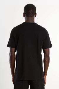 Merz b.Schwanen 2M15 Organic Cotton T-Shirt – Deep Black | Centre Commercial
