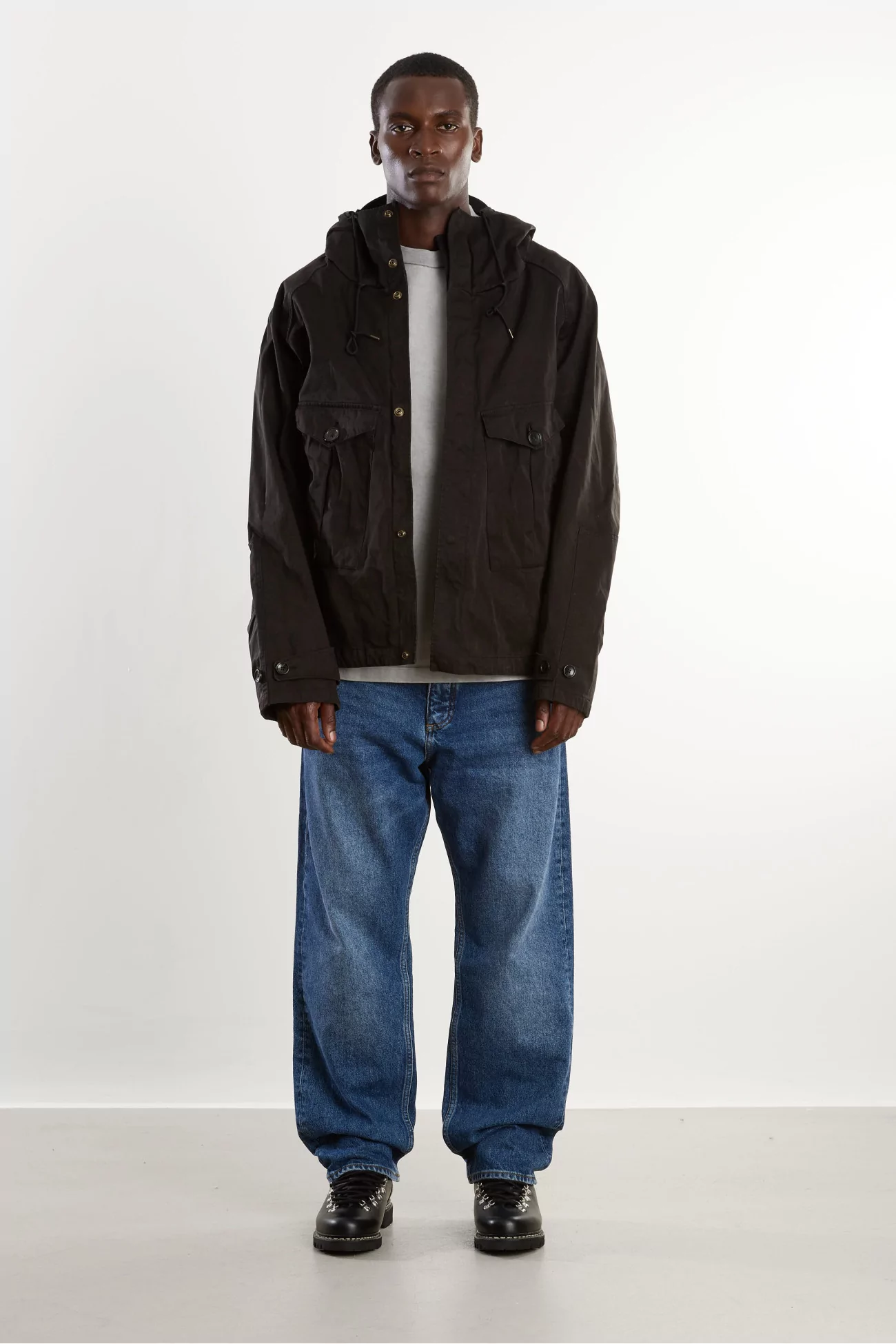 Anorak Homme Capuche Ten c – Black | Centre Commercial