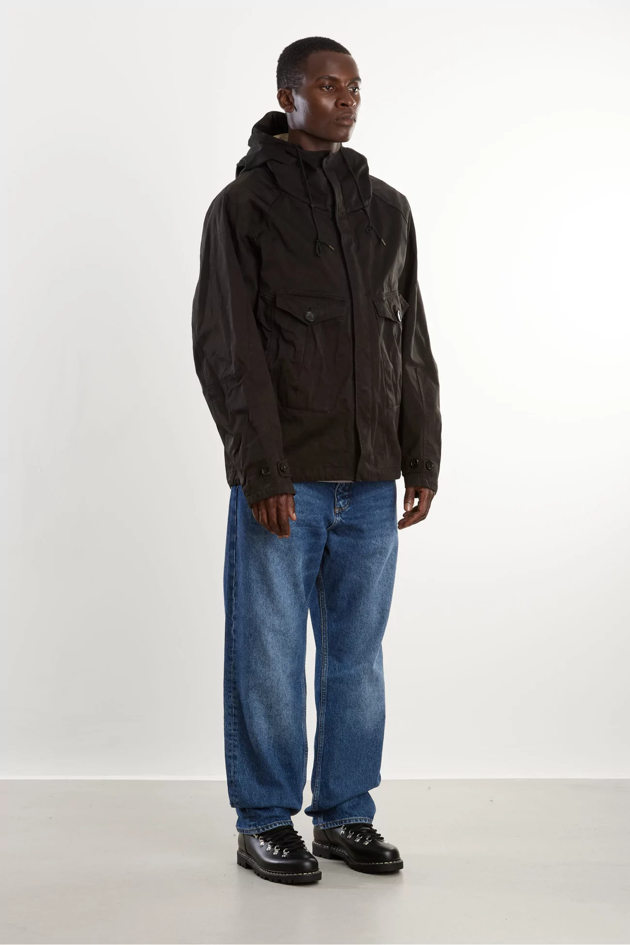 Anorak Homme Capuche Ten c – Black | Centre Commercial